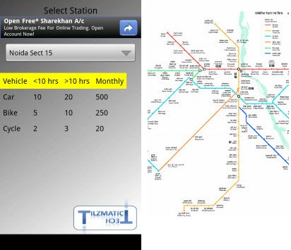 Metro map new delhi